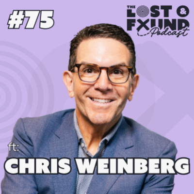 Podcast episode cover for The Lost & Found Podcast, Episode 75 featuring Chris Weinberg on How to Find Your Niche in a Digital World
